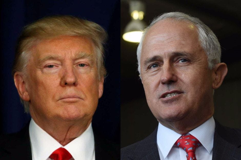 Malcolm Turnbull in delayed meeting with Donald Trump