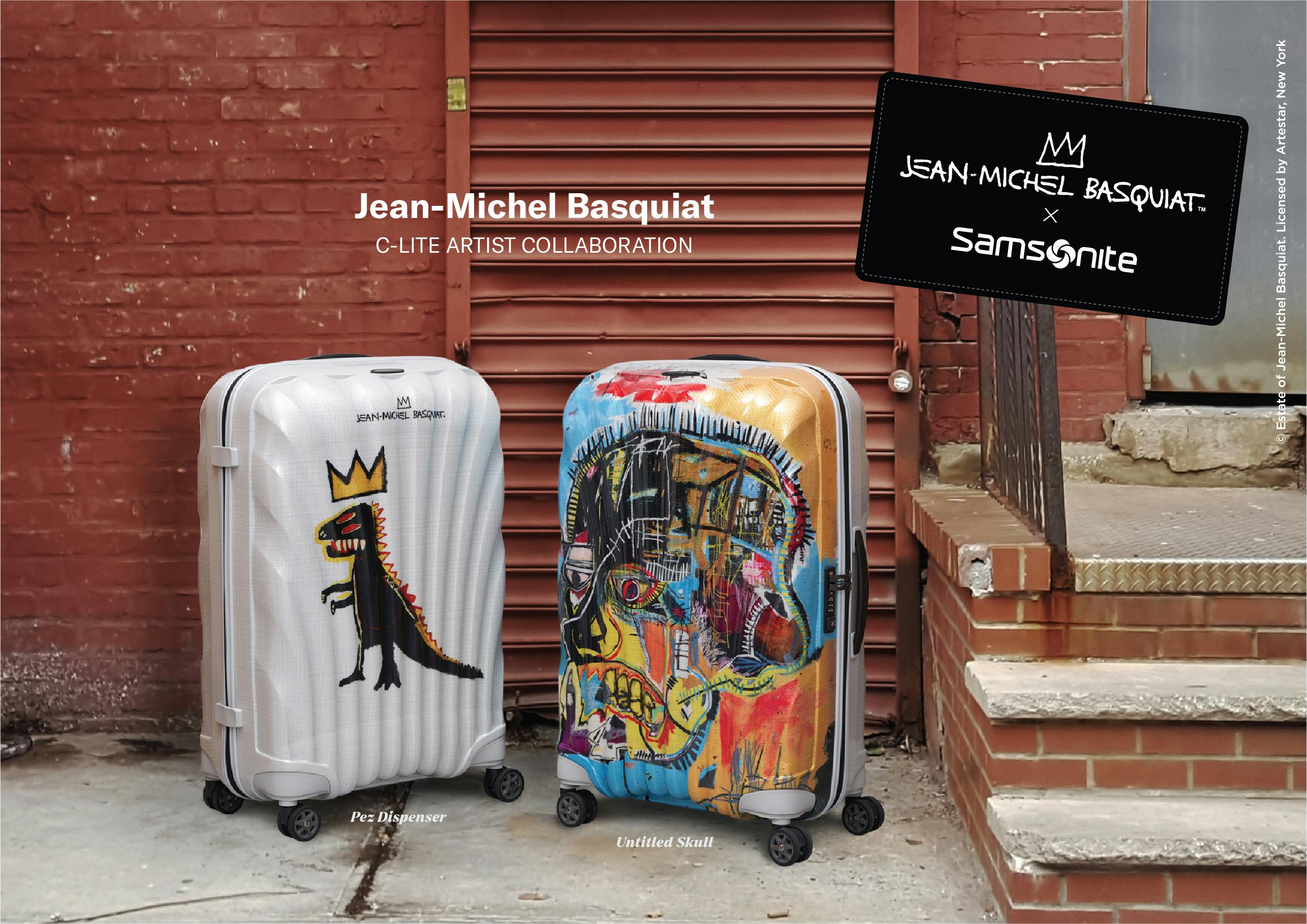 Samsonite Collaborates with the Estate of Jean-Michel Basquiat