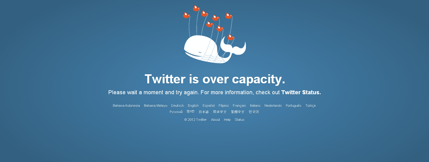 Twitter – Currently Experiencing Technical Difficulty