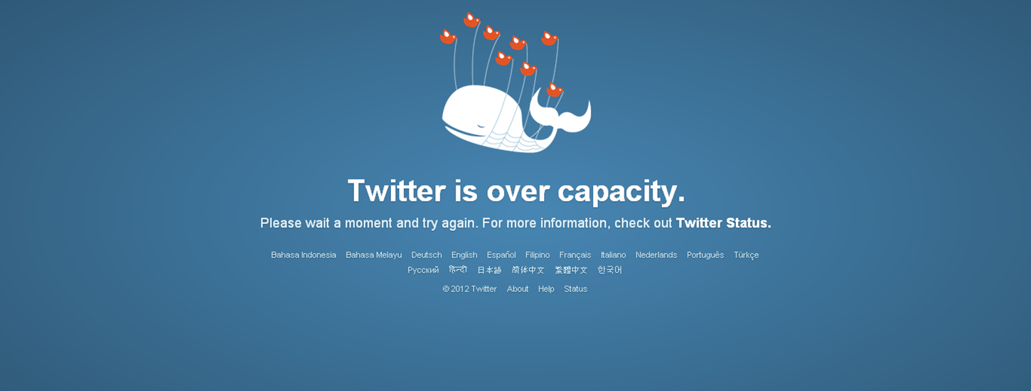 Twitter – Currently Experiencing Technical Difficulty