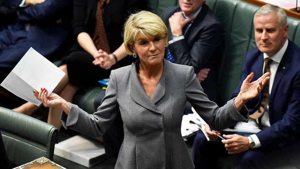Julie Bishop Speaks Out For the First Time Since Liberal Spill